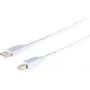 Cabo USB ShiverPeaks 77025-W — High Speed USB 2.0 Type-A para Type-B, contactos banhados a ouro