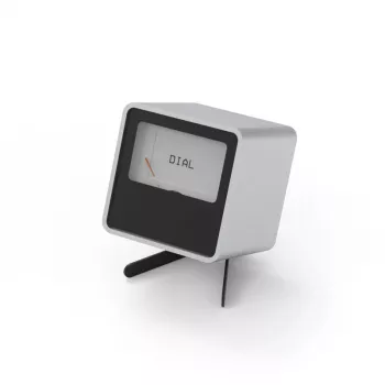 Controlador de dial Streacom VU1-Dial prateado USB Type-C — botão rotativo para ventoinhas do sistema, controlo RGB e áudio