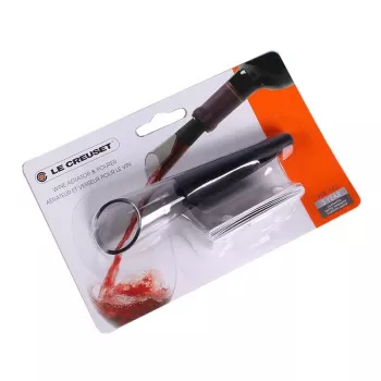 Le Creuset bico vertedor + arejador de vinho WA-143 WA143 preto (59138011047068)