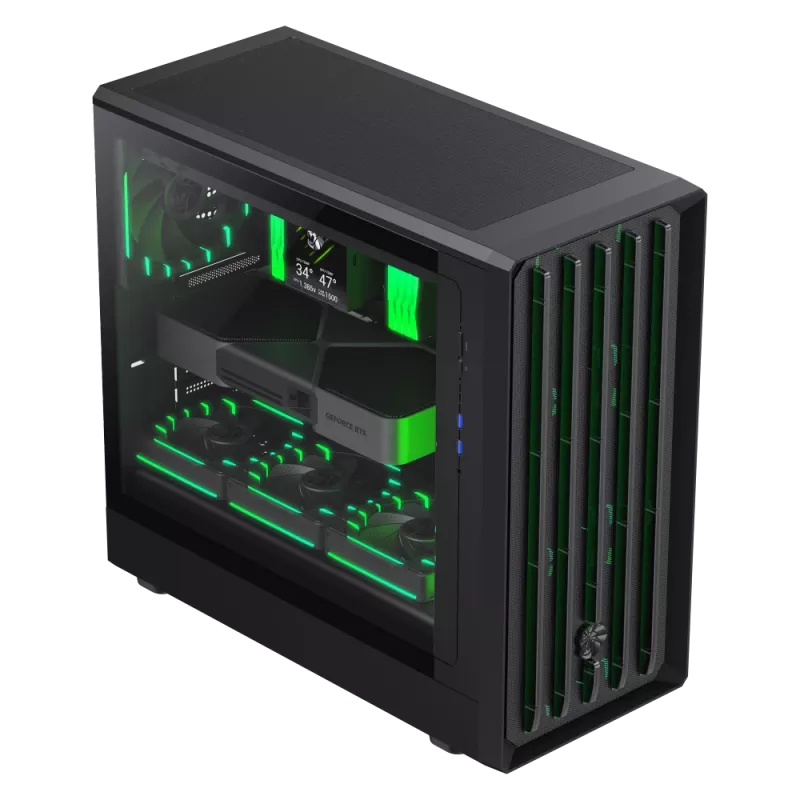 Caixa Gamemax | CLAW 460 BK | preto | Mid-Tower | fonte de alimentação não incluída