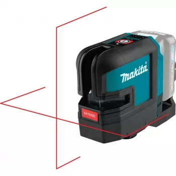 Makita SK105DZ laser de linhas cruzadas sem fios, 12 V máx., sem bateria