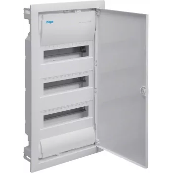 Hager Volta VU48AT quadro de distribuição de embutir, 4 filas, 48 módulos, IP30