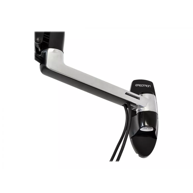 Suporte de parede Ergotron LX HD Swing Arm - conjunto de montagem (braço articulado, botão rotativo) para TV (inclinação e rotação) - alumínio - tamanho do ecrã: até 106,7 cm (até 106,70 cm (42)) - acessórios de montagem