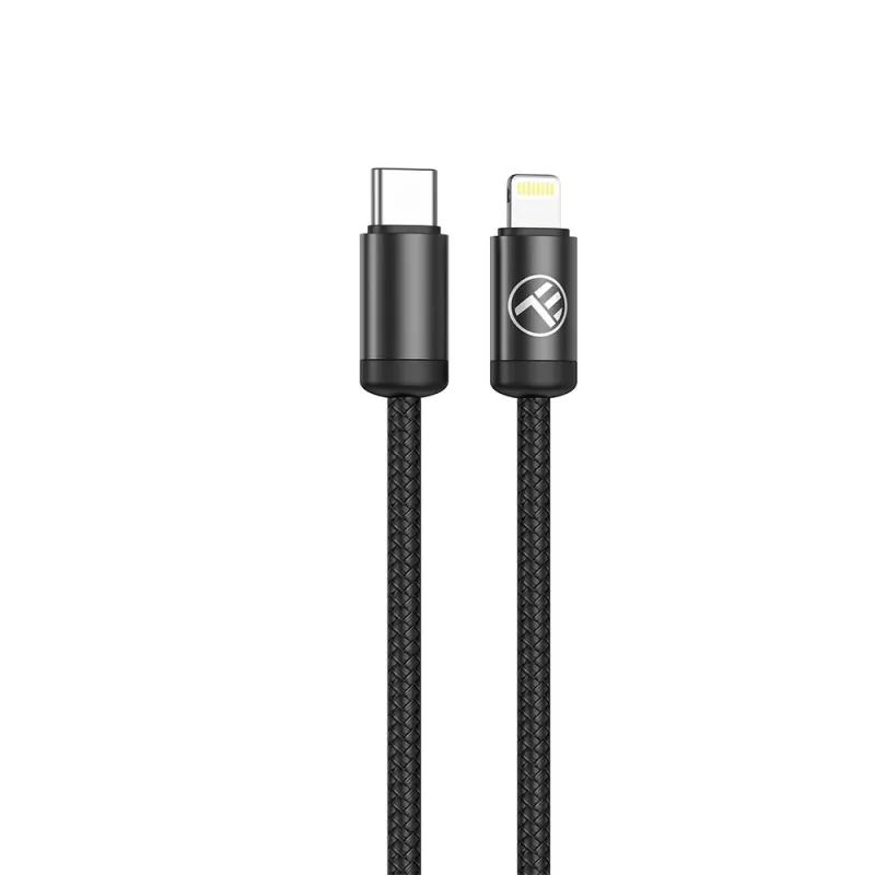 Cabo USB-C para Lightning Tellur TLL155781 – 1 m, 3 A