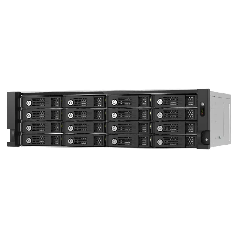 QNAP - TL-R1600PES-RP - Conjunto de discos - 16 baías (SATA-600 / SAS-3) SAS 12Gb/s (externo) montagem em rack 2U