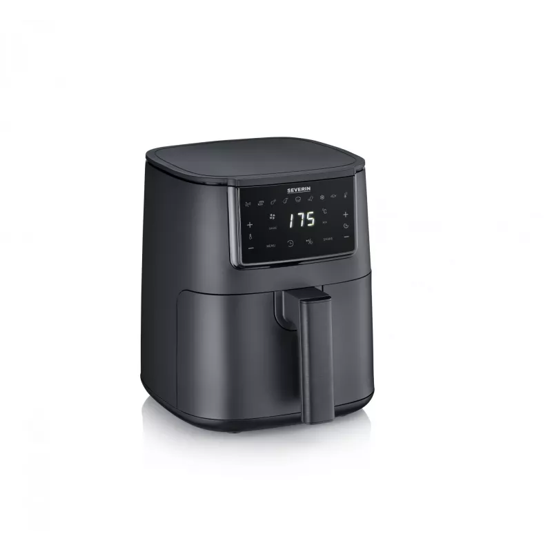 Fritadeira de ar quente SEVERIN FR 2461 — capacidade de 4 L, preta