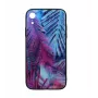 Película de vidro Tellur Cover Glass Print para iPhone XR com design de palmeira impresso