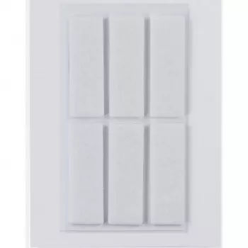 Etiqueta autoadesiva HERMA 15186 retangular branca 15x45mm 6 unid.