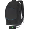 Mochila para portátil Tellur TLL611282 com porta USB e faixa iluminada, preta