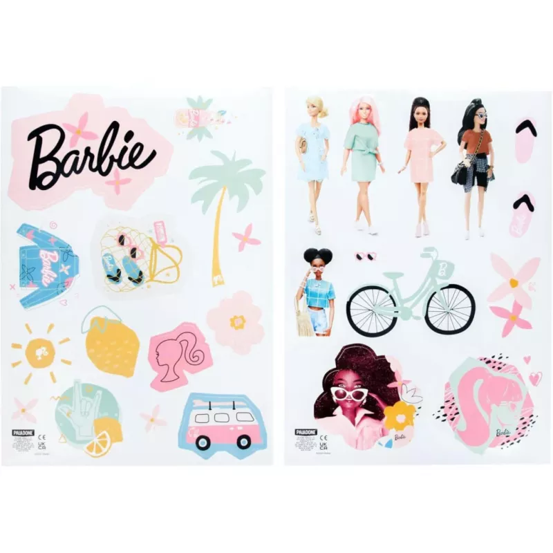 Autocolantes de parede de personalização Paladone Barbie