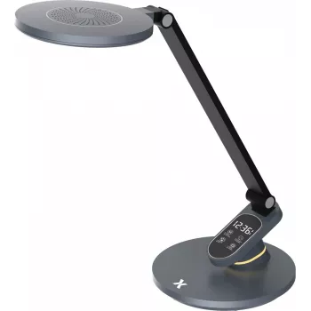 Candeeiro de secretária MAXCOM ML 5100 LED cinzento com brilho ajustável