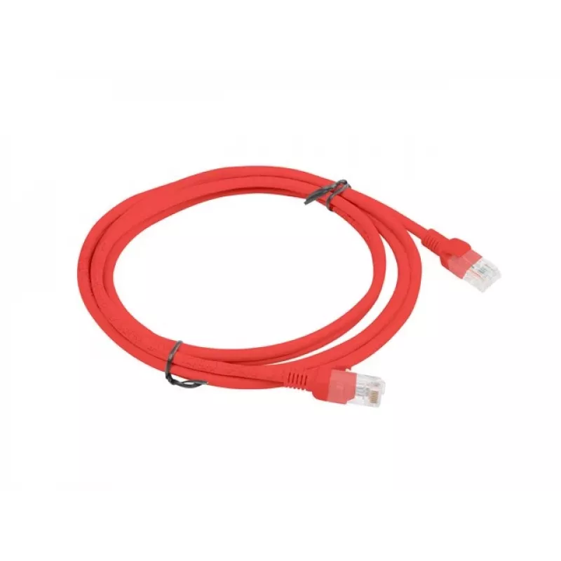 PATCHCORD Cat.6 UTP 2M vermelho FLUKE PASSED LANBERG 10-PACK