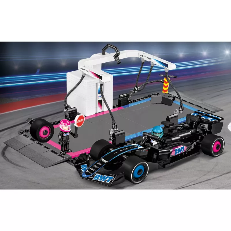 BWT Alpine F1 Boxenstopp, brinquedo de construção
