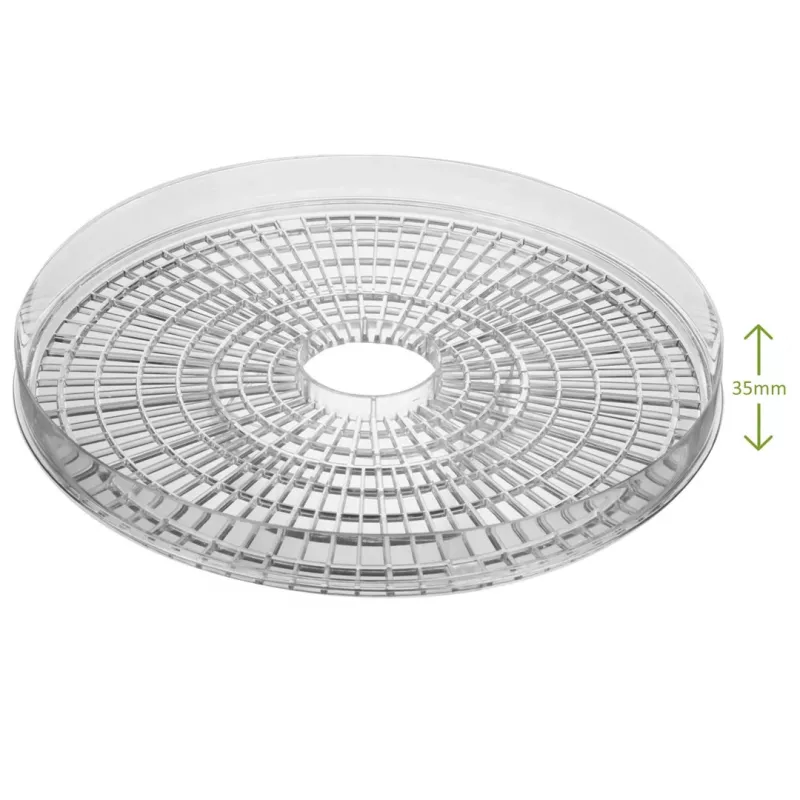 GreenBlue GB190 desidratador de alimentos para cogumelos, legumes e frutas, 5 tabuleiros, 250 W, temperatura ajustável 35–70 °C, branco