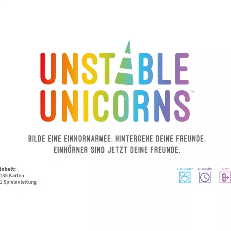 Unstable Unicorns, jogo de cartas