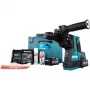 Martelo perfurador a bateria Makita HR004GM201 SDS-plus 2,9 Joule 2 baterias, carregador incl.