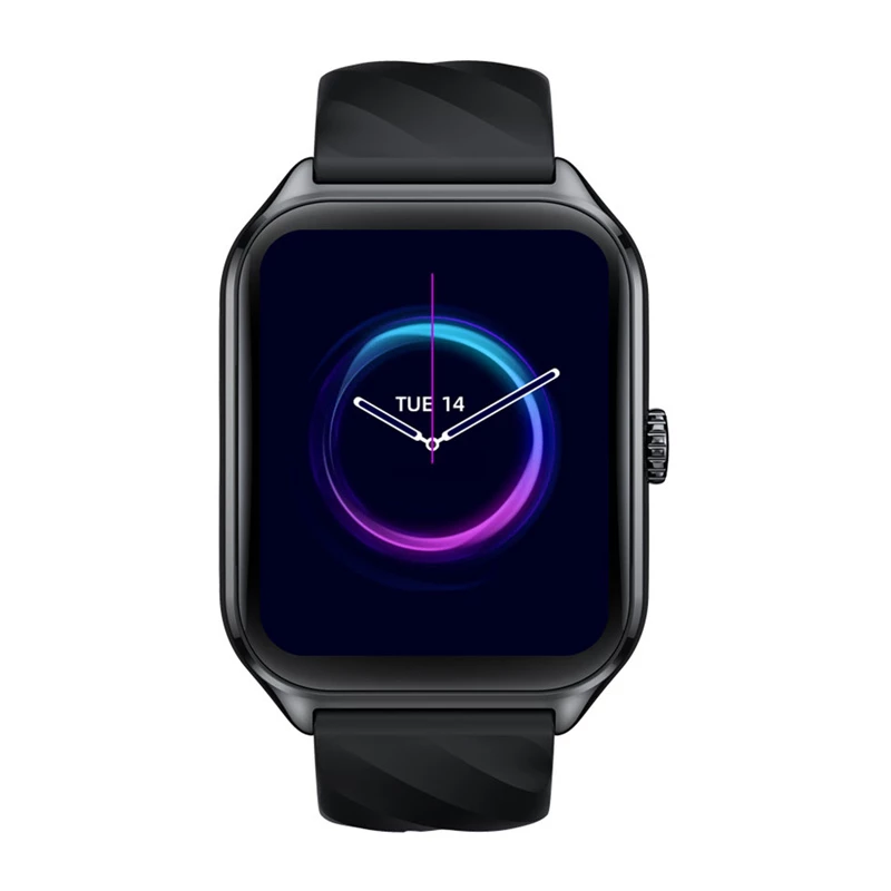 Smartwatch Zeblaze GTS 4 — 1,94 polegadas (4,93 cm) AMOLED, 466×466 px, ecrã tátil, Wi-Fi, bracelete de silicone, preto