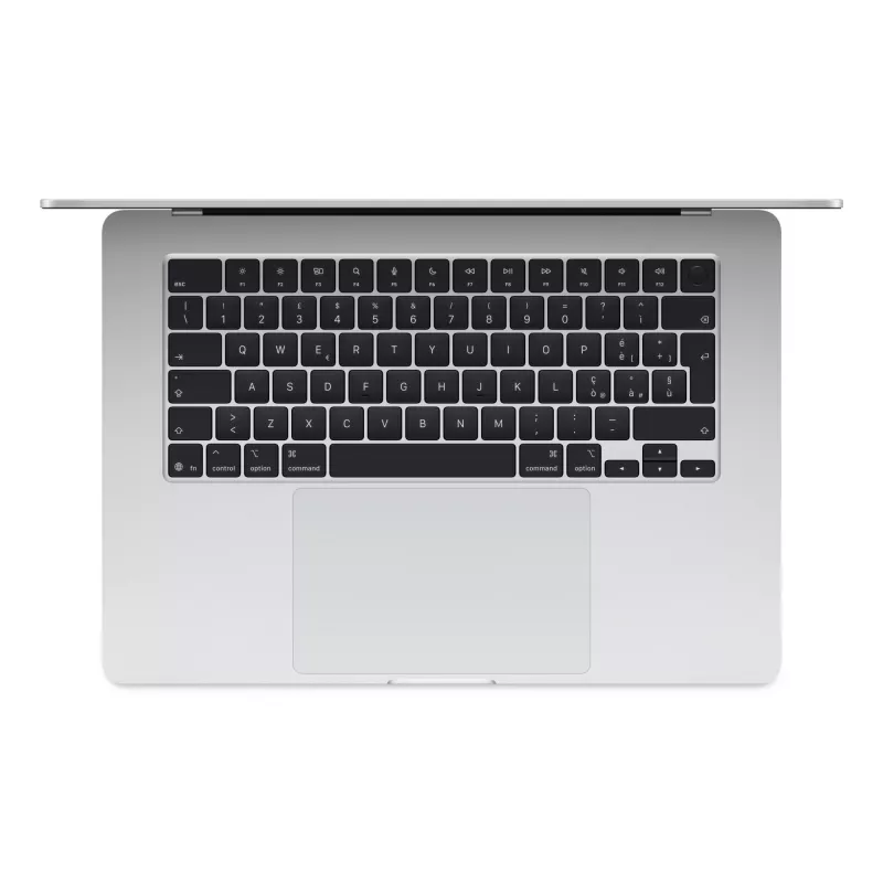 MacBook Air 15, prateado, M4 (10-CPU/10-GPU), 16 GB, 512 GB, alemão, fonte de alimentação 35W Dual USB-C Port, MW1H3D/A