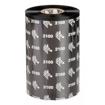 Fita de transferência térmica Zebra 2100 Wax 450 m preto