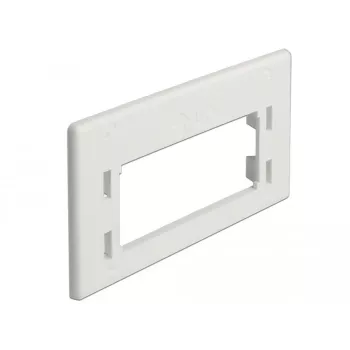 Placa adaptadora Keystone, montagem (branco)