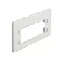 Placa adaptadora Keystone, montagem (branco)