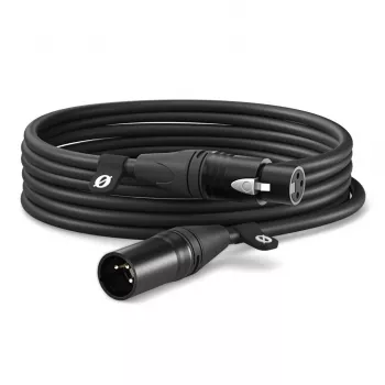 Cabo de áudio XLR RØDE XLR6M 6 m preto conector fêmea para conector macho