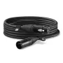Cabo de áudio XLR RØDE XLR6M 6 m preto conector fêmea para conector macho