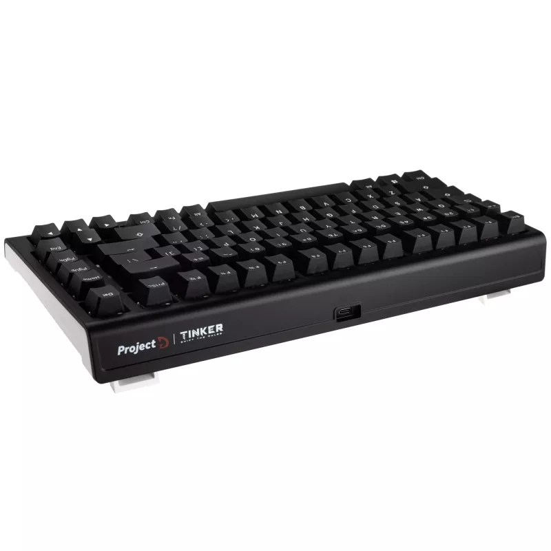 Teclado Gaming Ducky Tinker 75 USB Inglês Americano Preto
