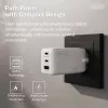 Carregador de parede DIGITUS DA-10303 67W GaN, 2× USB-C + 1× USB-A, 100–240V, branco