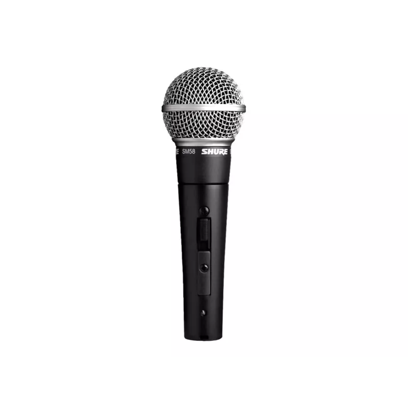 Shure SM58SE - microfone vocal dinâmico cardióide com interruptor
