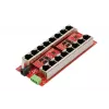 Injetor PoE Gigabit Extralink 8 portas ativo, 8 portas Gigabit 802.3at/af, Mode A