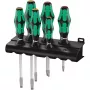 Conjunto de chaves de fendas Wera Workshop 6 peças 334 SK/6 fenda, Phillips Phillips (05007680001)