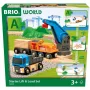 Brio World conjunto inicial de comboio de mercadorias com grua