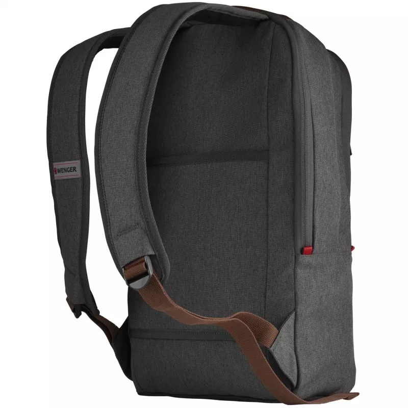 Mochila para portátil WENGER City Upgrade 40,64cm 16 polegadas com bolsa de ombro cinzento