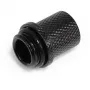 Alphacool 17643 conector latão preto 17 mm × 17 mm × 21 mm