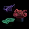 Lâmpada LED decorativa para veículos MANTA SNL121RGB luz 3D RGB para automóveis e motociclos