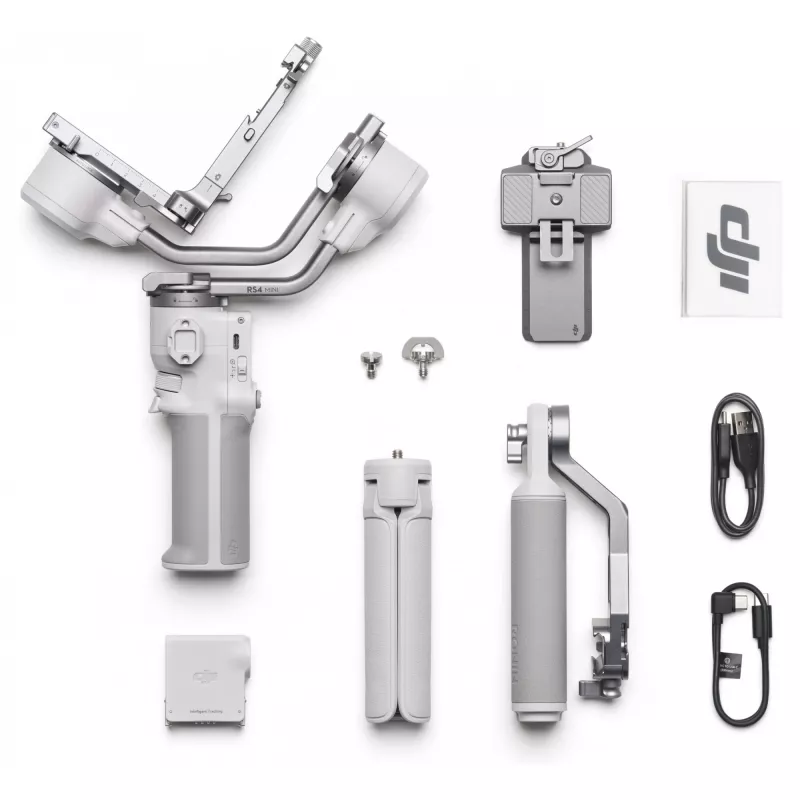 Estabilizador Gimbal DJI RS 4 Mini Combo — estabilizador de mão compacto e leve para câmaras sem espelho