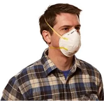 Máscara de proteção respiratória 3M 8710C3 branca – máscara de partículas descartável, modelo 8710C3