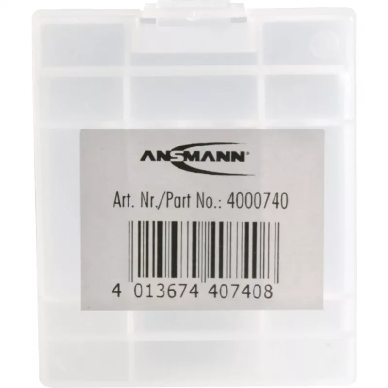 Caixa de pilhas ANSMANN 4000740 BATTERY BOX 4, para no máx. 4 pilhas AA ou AAA