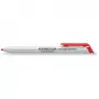 Marcador permanente ponta pincel Staedtler Lumocolor 768 vermelho