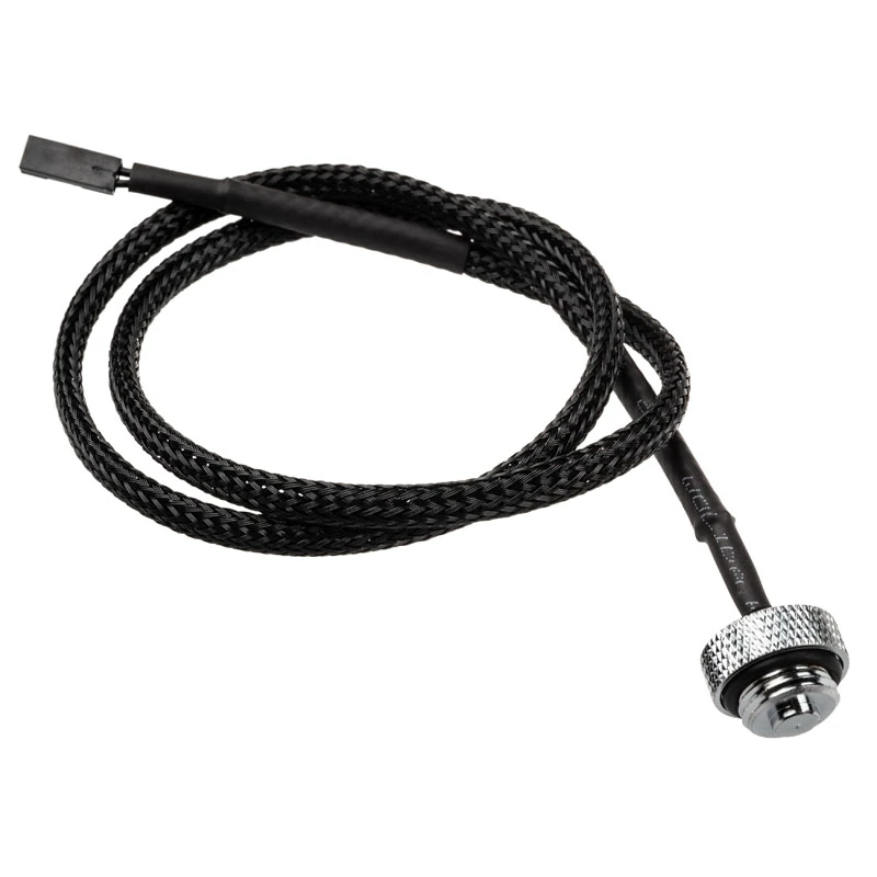 Sensor de temperatura XSPC 2x G1/4 rosca fêmea – cromado, 2x G1/4 rosca fêmea