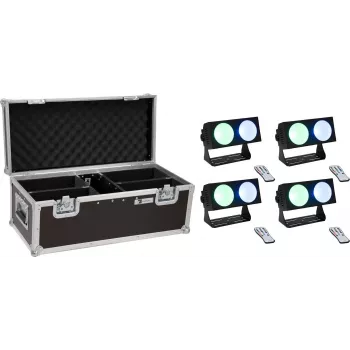 Barra de luz LED EUROLITE CBB-2 COB RGB 4x — barra LED COB RGB, iluminação compacta de palco/ambiente
