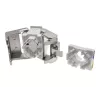 Alantec MB005-1 módulo Keystone RJ45, Cat.6A, STP, sem ferramentas, PoE+, 22-26 AWG
