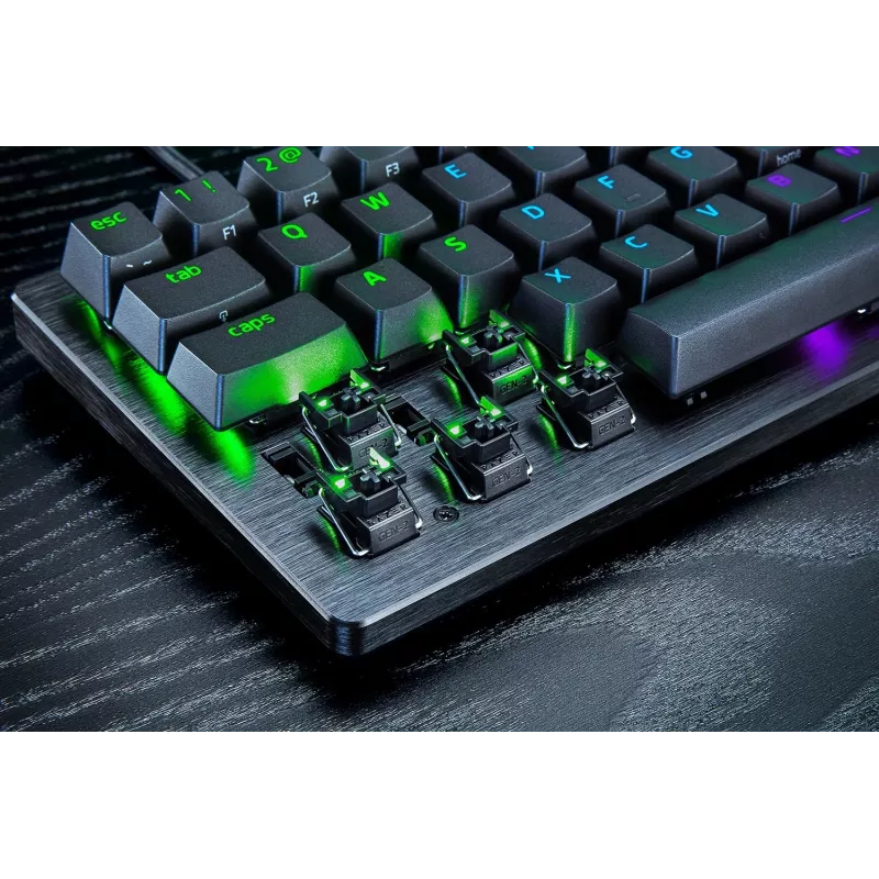 Teclado Razer Huntsman V3 Pro Mini gaming USB QWERTZ alemão preto