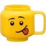 Caneca de cerâmica pequena LEGO EYZ65827 com cara divertida 255 ml