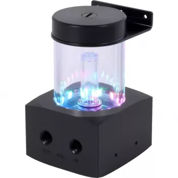 Alphacool Core 100 Aurora ARGB reservatório com bomba VPP, acrílico, preto
