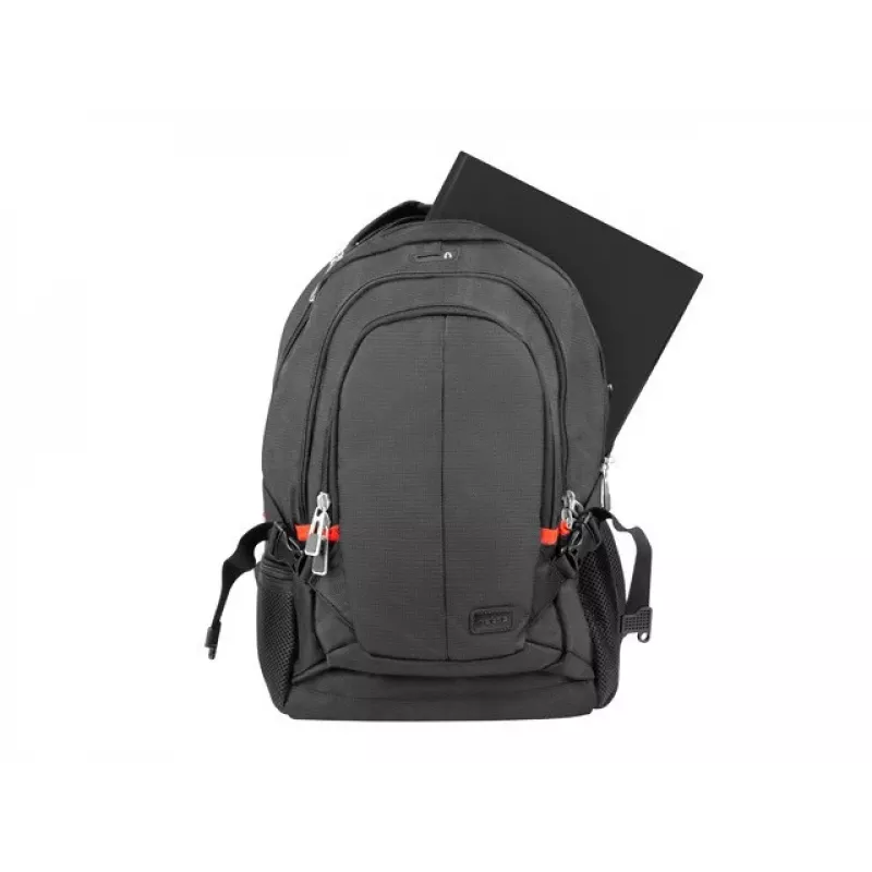 Mochila casual NATEC NTO-1703 preto poliéster