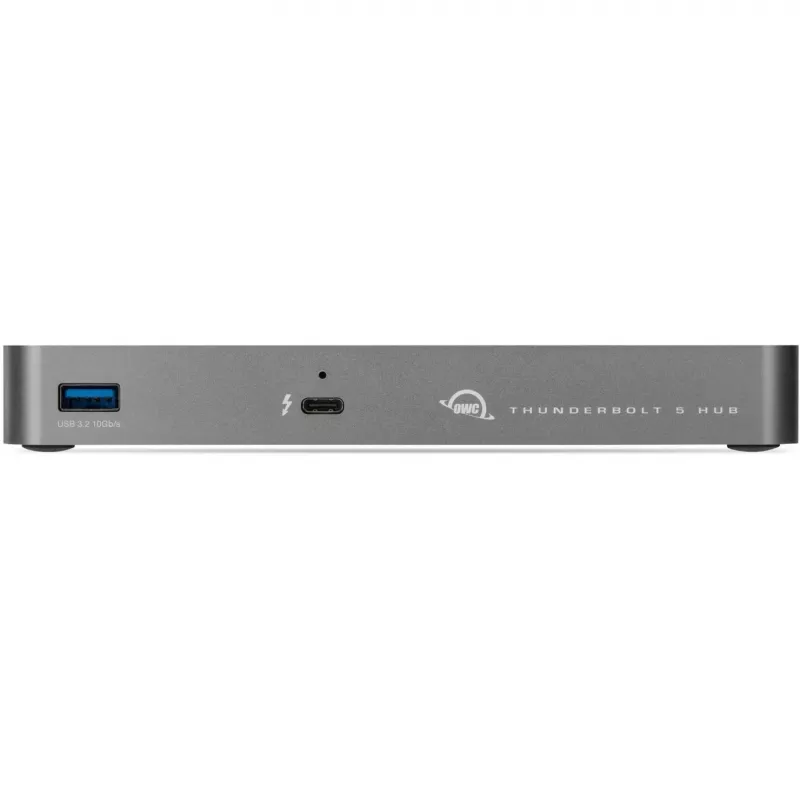 Thunderbolt 5 Hub, docking station cinzento/preto, Thunderbolt 5, USB-A