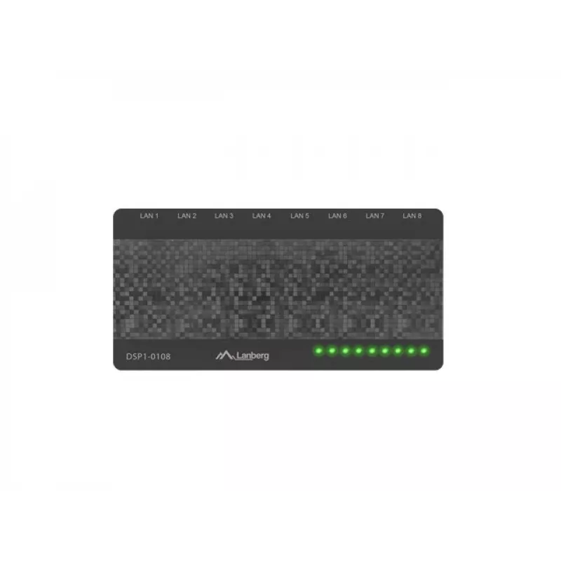 Switch LANBERG DSP1-0108 Lanberg Switch DSP1-0108 8-Port 100MB/S Desktop