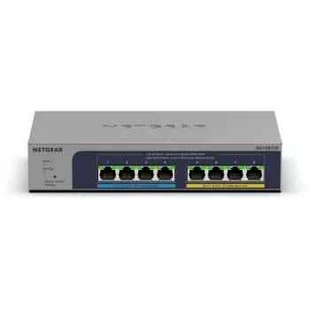 NETGEAR MS108TUP Não gerido L2 2.5G Ethernet (100/1000/2500) Power over Ethernet (PoE) cinzento